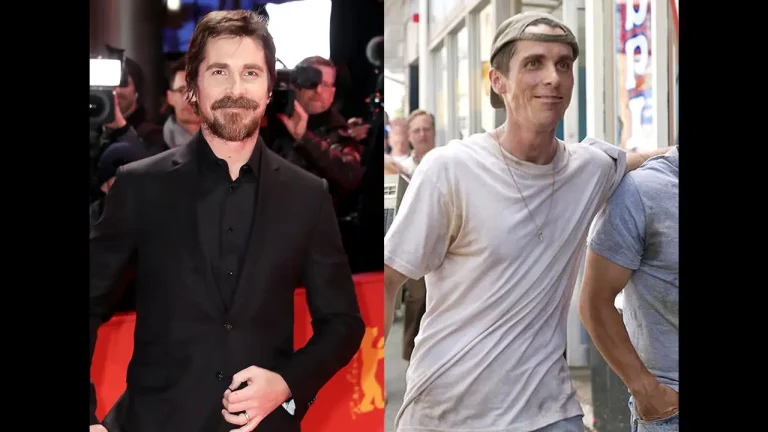 Christian Bale and Noah Centineo