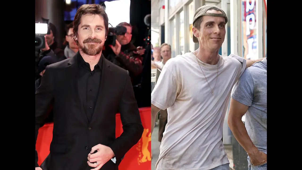Christian Bale and Noah Centineo